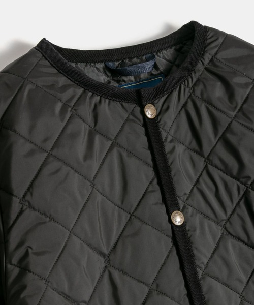LAVENHAM（ラベンハム）の「Lightweight Lavenster Cornard Jacket Womens / ライトウェイト ラブンスター コナード ジャケット ウィメンズ（その他アウター・レディース・ダークブラック/ベージュ系その他・8/10/6/12）」の14枚目の写真