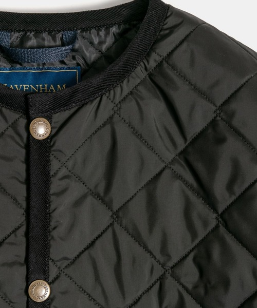 LAVENHAM（ラベンハム）の「Lightweight Lavenster Cornard Jacket Womens / ライトウェイト ラブンスター コナード ジャケット ウィメンズ（その他アウター・レディース・ダークブラック/ベージュ系その他・8/10/6/12）」の15枚目の写真