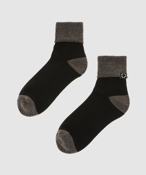PHINGERIN（フィンガリン）の「SOCKS! ORGANIC 2-PACK（ソックス/靴下・メンズ・ブラック系その他/ホワイト×グレー/グレー系その他・FREE）」の4枚目の写真