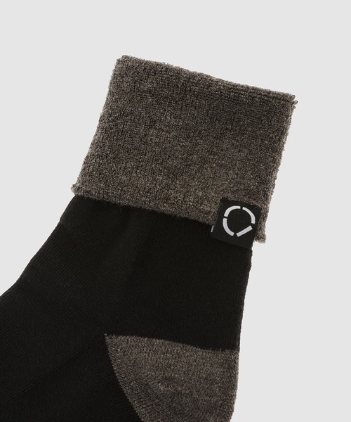 PHINGERIN（フィンガリン）の「SOCKS! ORGANIC 2-PACK（ソックス/靴下・メンズ・ブラック系その他/ホワイト×グレー/グレー系その他・FREE）」の5枚目の写真