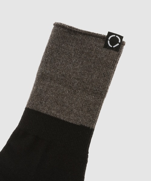 PHINGERIN（フィンガリン）の「SOCKS! ORGANIC 2-PACK（ソックス/靴下・メンズ・ブラック系その他/ホワイト×グレー/グレー系その他・FREE）」の6枚目の写真