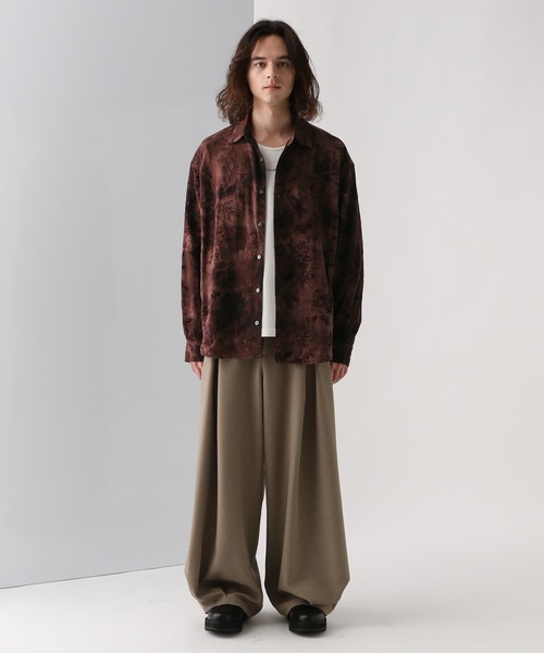 HARE（ハレ）の「ムラゾメフラワーガラシャツ(HARE)（シャツ/ブラウス・メンズ・ブラック/グリーン/レッド・FREE）」の10枚目の写真