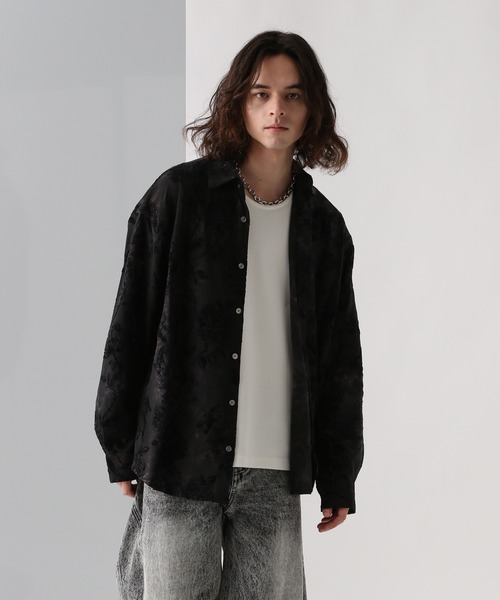 HARE（ハレ）の「ムラゾメフラワーガラシャツ(HARE)（シャツ/ブラウス・メンズ・ブラック/グリーン/レッド・FREE）」の13枚目の写真