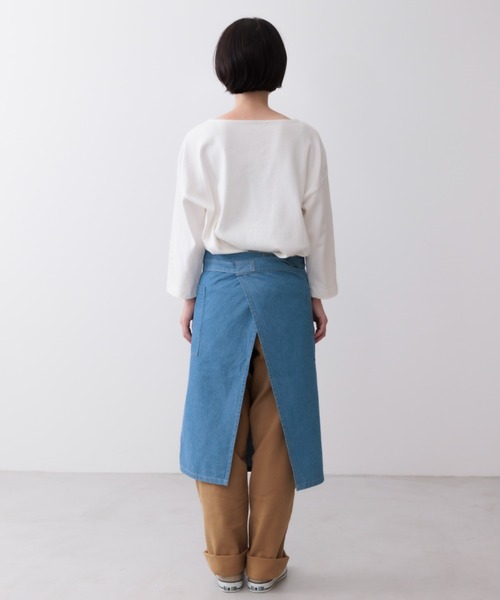 COCO WALK（ココウォーク）の「COCO WALK:デニムギャルソンエプロン（エプロン・レディース・ネイビー/ブルー・FREE）」の8枚目の写真