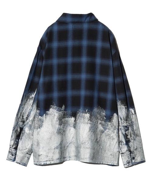 glamb（グラム）の「Glitter Check Shirt / グリッターチェックシャツ（シャツ/ブラウス・メンズ・ブルー/イエロー/レッド・S/M/L）」の21枚目の写真