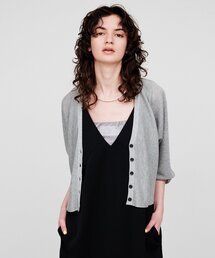 cloenc | 【手洗い可】ラメシアーショートカーディガン(カーディガン/ボレロ)