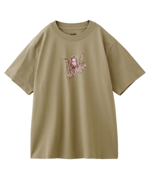 X-girl(エックスガール)の「FAIRY FACE S/S TEE(Tシャツ/カットソー・レディース・ホワイト/ブラック/ベージュ・M/L/S)」の16枚目の写真