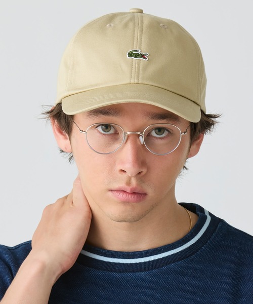 ワンポイントワニロゴキャップ（キャップ）｜LACOSTE（ラコステ