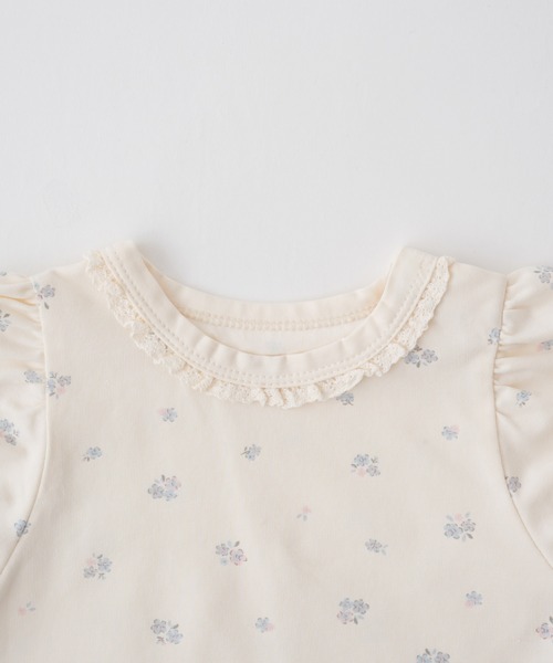 PUPPAPUPO（プッパプーポ）の「セットアップ パフスリーブ 半袖 Tシャツ ショートパンツ フライス（Tシャツ/カットソー・キッズ・アイボリー/ベビーピンク・70/80/90/100/110）」の21枚目の写真