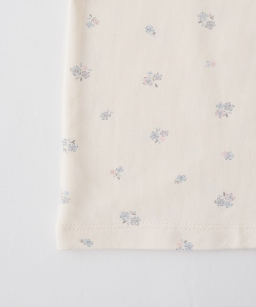 PUPPAPUPO（プッパプーポ）の「セットアップ パフスリーブ 半袖 Tシャツ ショートパンツ フライス（Tシャツ/カットソー・キッズ・アイボリー/ベビーピンク・70/80/90/100/110）」の12枚目の写真