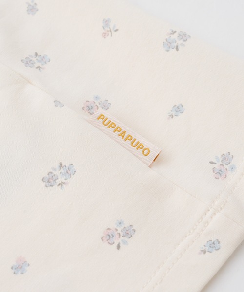 PUPPAPUPO（プッパプーポ）の「セットアップ パフスリーブ 半袖 Tシャツ ショートパンツ フライス（Tシャツ/カットソー・キッズ・アイボリー/ベビーピンク・70/80/90/100/110）」の11枚目の写真