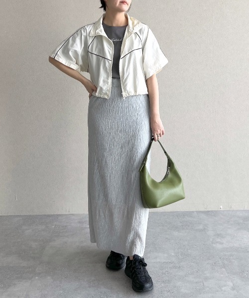 mysty woman（ミスティウーマン）の「ラメカットスカート  329057（スカート・レディース・ブラック/シルバー・FREE）」の22枚目の写真