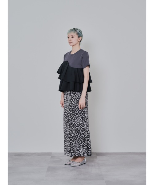 セール】アシメフリルティアードトップス（Tシャツ/カットソー