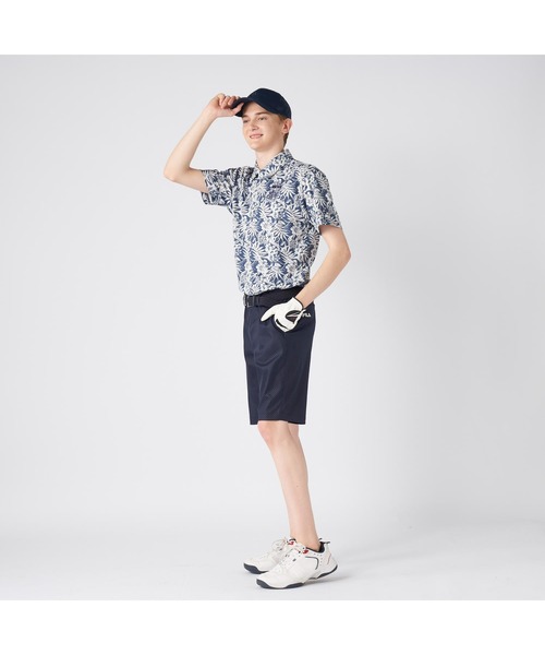 FILA GOLF(フィラゴルフ )の「FILA GOLF/フィラ ゴルフ ゴルフウェア ストレッチ 吸汗速乾 ドライ 軽量 撥水 ツイル ショートパンツ ハーフパンツ(その他パンツ・メンズ・ブラック/ホワイト/ベージュ/ネイビー・LL/L/M)」の8枚目の写真