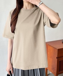 コットンTシャツ 綿100 ドロップショルダー 無地 Tシャツ カットソー