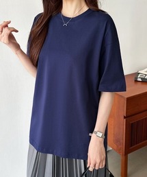 コットンTシャツ 綿100 ドロップショルダー 無地 Tシャツ カットソー
