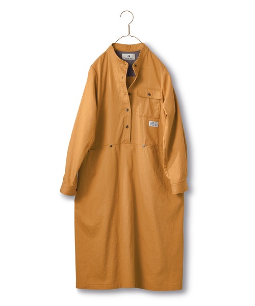 Sunny clouds（サニークラウズ）の「サニークラウズ　キャンピングワンピース（ワンピース・レディース・キャメル/ブラック・MP/3L/L/M/LL）」の10枚目の写真