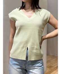 LAGUNAMOON | ダブルVネックニットプルオーバー(ニット/セーター)