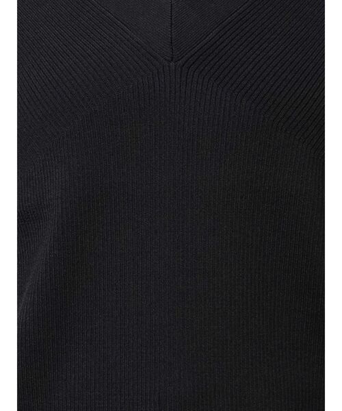 LAGUNAMOON(ラグナムーン)の「ダブルVネックニットプルオーバー(ニット/セーター・レディース・ブラック/アイボリー/ライトグリーン・FREE)」の15枚目の写真