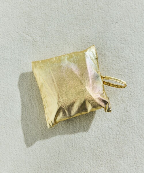 BAGGU（バグー）の「BAGGU/バグゥ BABY BAGGU メタリック ナイロン ベイビーバグゥメタリック（エコバッグ/サブバッグ・メンズ・ゴールド/シルバー・ONE SIZE）」の11枚目の写真