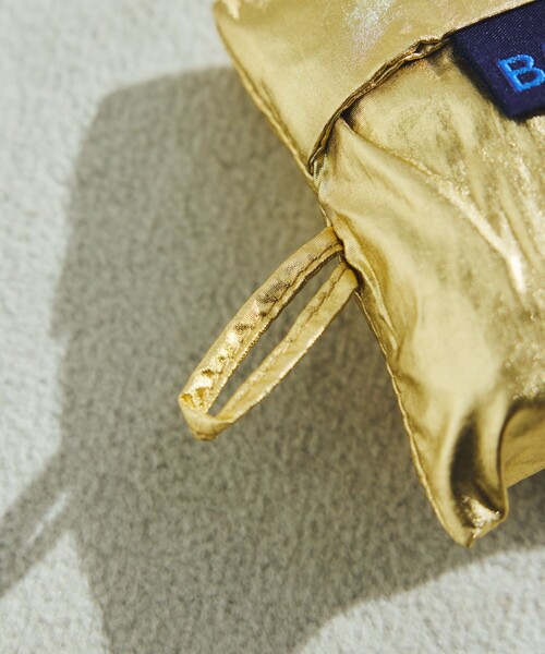 BAGGU（バグー）の「BAGGU/バグゥ BABY BAGGU メタリック ナイロン ベイビーバグゥメタリック（エコバッグ/サブバッグ・メンズ・ゴールド/シルバー・ONE SIZE）」の13枚目の写真