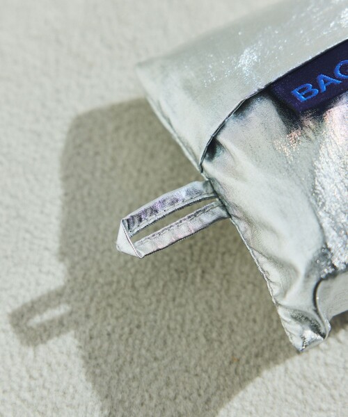 BAGGU（バグー）の「BAGGU/バグゥ BABY BAGGU メタリック ナイロン ベイビーバグゥメタリック（エコバッグ/サブバッグ・メンズ・ゴールド/シルバー・ONE SIZE）」の17枚目の写真