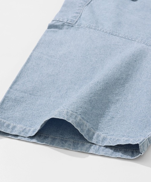 KRIFF MAYER（クリフメイヤー）の「シャンブレー開襟シャツ（シャツ/ブラウス・メンズ・ライトブルー/ダークブルー・X-LARGE/LARGE/MEDIUM）」の9枚目の写真