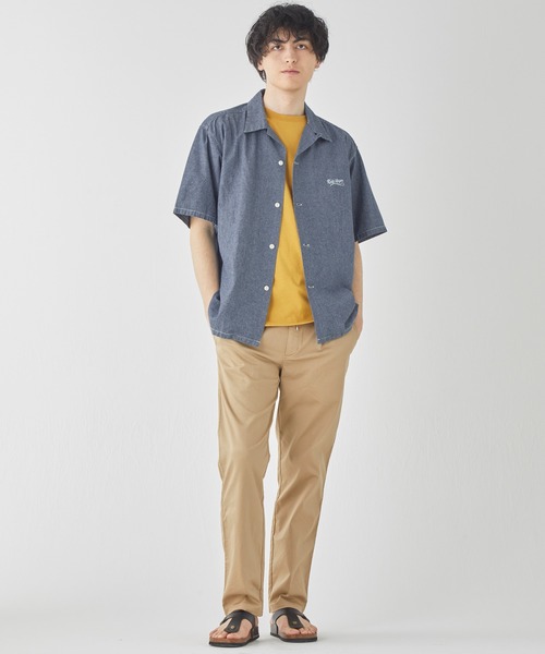 KRIFF MAYER（クリフメイヤー）の「シャンブレー開襟シャツ（シャツ/ブラウス・メンズ・ライトブルー/ダークブルー・X-LARGE/LARGE/MEDIUM）」の6枚目の写真