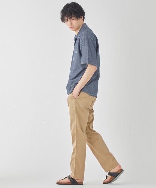 KRIFF MAYER（クリフメイヤー）の「シャンブレー開襟シャツ（シャツ/ブラウス・メンズ・ライトブルー/ダークブルー・X-LARGE/LARGE/MEDIUM）」の4枚目の写真