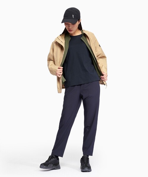 AIGLE（エーグル）の「抗菌防臭 吸水速乾 パフスリーブ 半袖Tシャツ RP（Tシャツ/カットソー・レディース・ホワイト/ブラック/ベージュ・S/M/L/XS）」の4枚目の写真