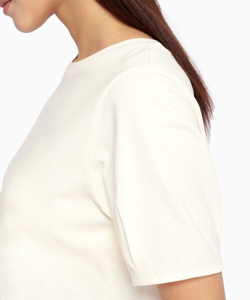 AIGLE（エーグル）の「抗菌防臭 吸水速乾 パフスリーブ 半袖Tシャツ RP（Tシャツ/カットソー・レディース・ホワイト/ブラック/ベージュ・S/M/L/XS）」の7枚目の写真