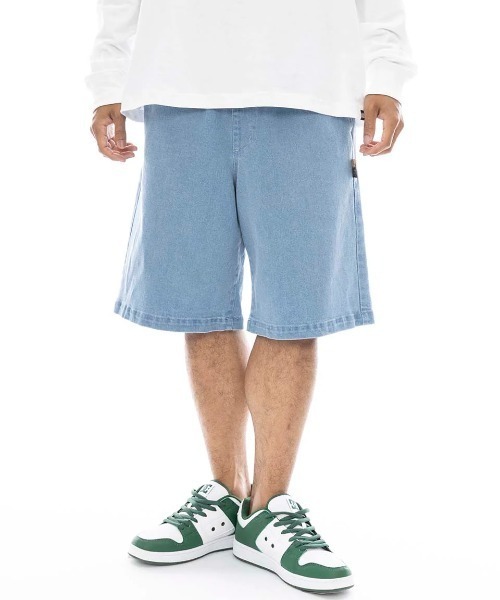 ELEMENT(エレメント)の「ELEMENT メンズ SHOD SHORTS STD ショートパンツ 【2025年春夏モデル】/エレメントビッグシルエットウエストゴムショートパンツ(その他パンツ・メンズ・ベージュ/インディゴブルー/ブラック系その他/ブルー系その他・MEDIUM/LARGE/X-LARGE)」の4枚目の写真