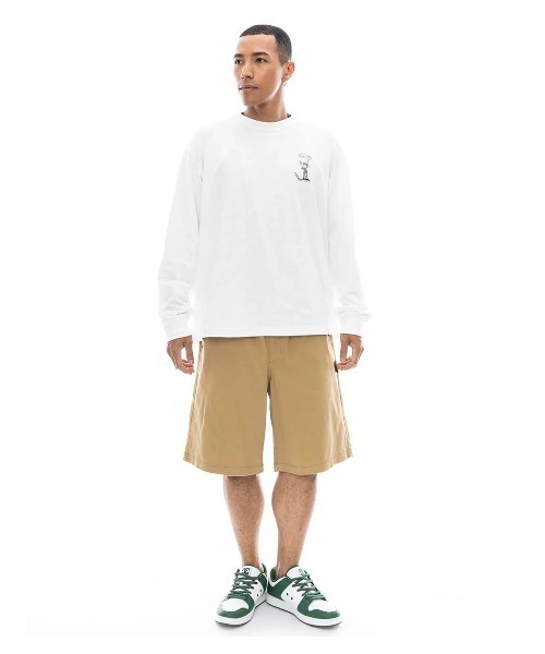 ELEMENT(エレメント)の「ELEMENT メンズ SHOD SHORTS STD ショートパンツ 【2025年春夏モデル】/エレメントビッグシルエットウエストゴムショートパンツ(その他パンツ・メンズ・ベージュ/インディゴブルー/ブラック系その他/ブルー系その他・MEDIUM/LARGE/X-LARGE)」の12枚目の写真