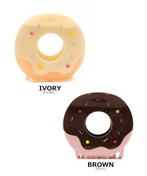 ドーナツヘアクリップ（バレッタ/ヘアクリップ）｜at.（アット