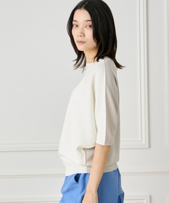 【24SS】MUSE dumblefit クルーネックプルオーバー F ホワイト Deuxieme Classe（ドゥーズィエムクラス）の「dumblefit クルー