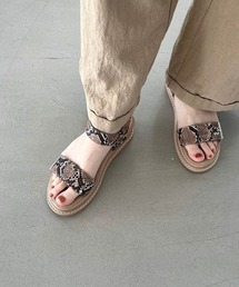 WA ORiental TRaffic | 2025春夏新作ワンベルトクッションウエッジサンダル/52205(サンダル)