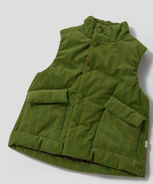 HOME Striped Corduroy Quited Vest / ストライプベスト（ベスト