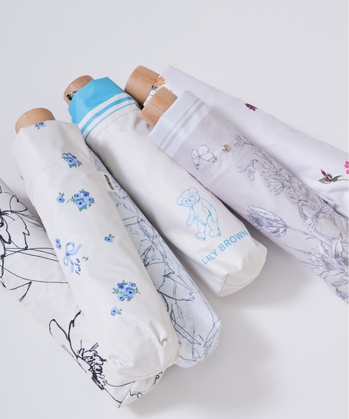 FRAY I.D(フレイアイディー)の「【FRAY I.D×PROTECT U】コラボレーション日傘(折りたたみ傘・レディース・ブラック/ライトブルー・FREE)」の11枚目の写真