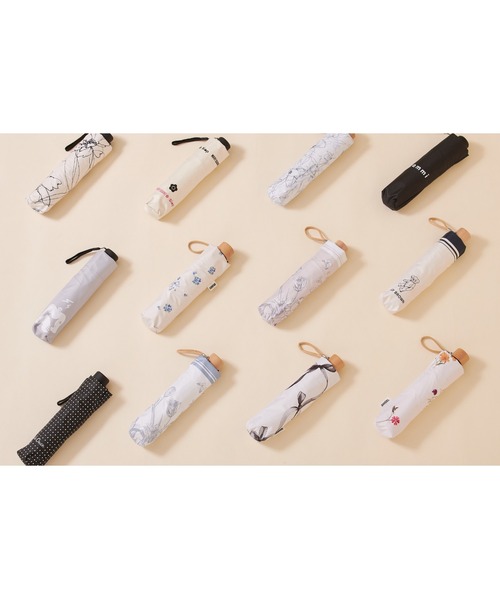 FRAY I.D(フレイアイディー)の「【FRAY I.D×PROTECT U】コラボレーション日傘(折りたたみ傘・レディース・ブラック/ライトブルー・FREE)」の14枚目の写真