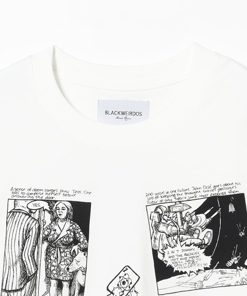 Black Weirdos(ブラックウィドウ)の「BLACK WEIRDOS / Steve Smith Full Panel long sleeve T-shirt(Tシャツ/カットソー・メンズ・ホワイト・M/L/XL)」の3枚目の写真