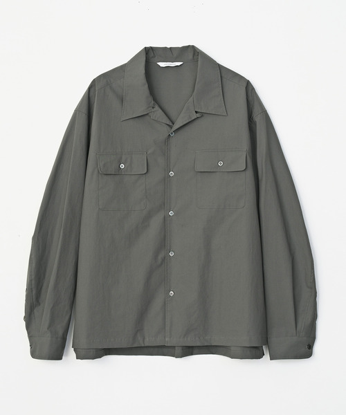 VICTIM（ヴィクティム）の「VICTIM ヴィクティム / OPEN COLLAR BIG SHIRT オーガニックコットンビッグシルエットオープンカラーシャツ / VTM-25-S-003（シャツ/ブラウス・メンズ・グレー/サックスブルー/ブラック・1/2）」の12枚目の写真