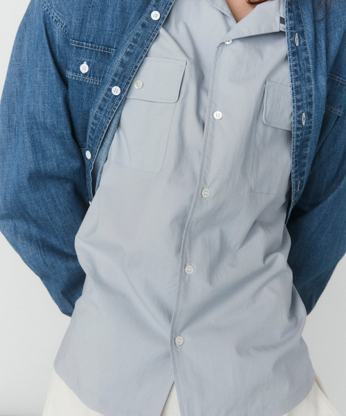セール】VICTIM ヴィクティム / OPEN COLLAR BIG SHIRT