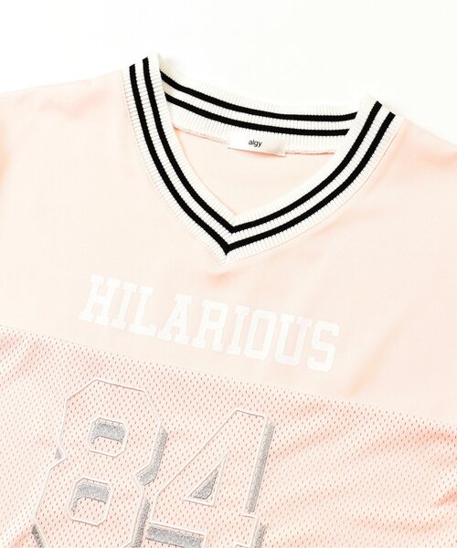 セール】メッシュナンバリングBIG半袖T（Tシャツ/カットソー