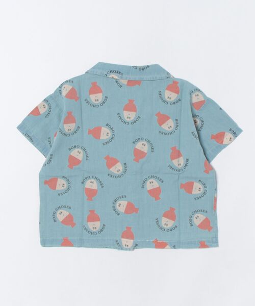 BOBO CHOSES(ボボショーズ)の「Morning Egg all over light denim shirt(シャツ/ブラウス・キッズ・ライトブルー・2-3YEAR/4-5YEAR/6-7YEAR/8-9y/10-11y)」の7枚目の写真