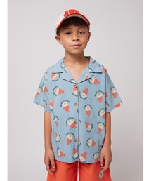 BOBO CHOSES({{V[Y)Morning Egg all over light denim shirt(Vc/uEX)