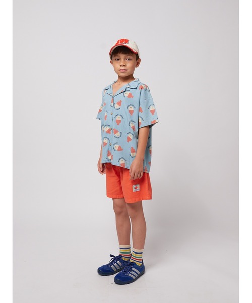 BOBO CHOSES(ボボショーズ)の「Morning Egg all over light denim shirt(シャツ/ブラウス・キッズ・ライトブルー・2-3YEAR/4-5YEAR/6-7YEAR/8-9y/10-11y)」の5枚目の写真