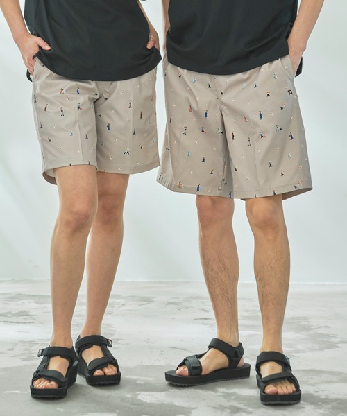 Arnold Palmer（アーノルドパーマー）の「テックストレッチ シェア ショートパンツ（その他パンツ・レディース・ブラック/ベージュ/ネイビー・S/M/L/LL）」の2枚目の写真