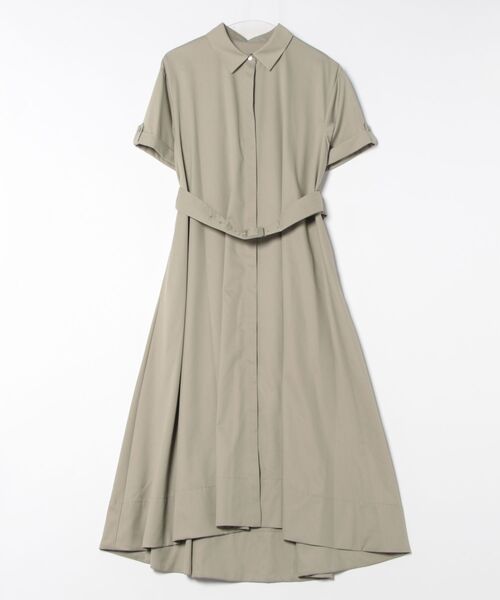 12Twelve Agenda（トゥエルブ　アジェンダ）の「トレンチ風シャツワンピース（ワンピース・レディース・ネイビー/カーキ/ベージュ・M）」の2枚目の写真