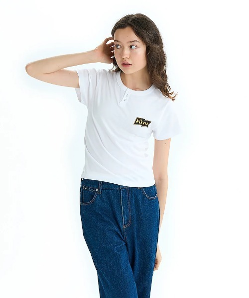RVCA レディース ONSHORE BABY HENRY ST Tシャツ 【2025年夏