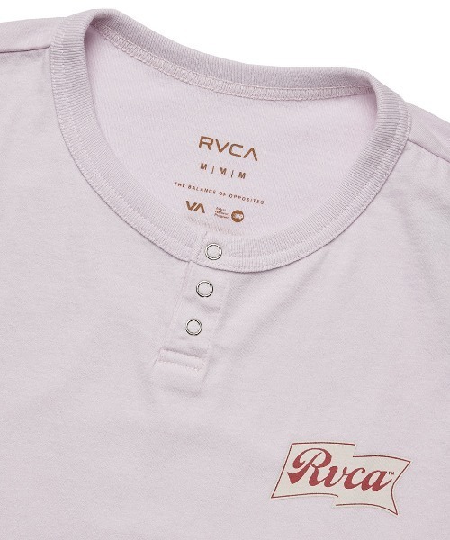 tシャツ RVCA レディース ONSHORE BABY HENRY ST Tシャツ 「2025年夏モデル」/ルーカバックプリント半袖ヘンリーネックT RVCA レディース ONSHORE BABY HENRY ST Tシャツ 【2025年夏モデル】
